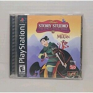 Vintage Disney's Story Studio Mulan Sony PlayStation 1 CIB 1999